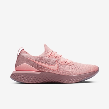 Nike Epic React Flyknit 2 - Løbesko - Pink/Guld/Pink | DK-22130